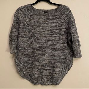 EXPRESS Heather Gray Oversized Heavy Sweater